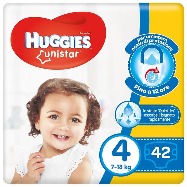 Huggies Huggies Unistar Grande 4 42 Pezzi