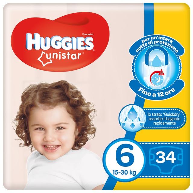Huggies Huggies Unistar Grande 6 34 Pezzi