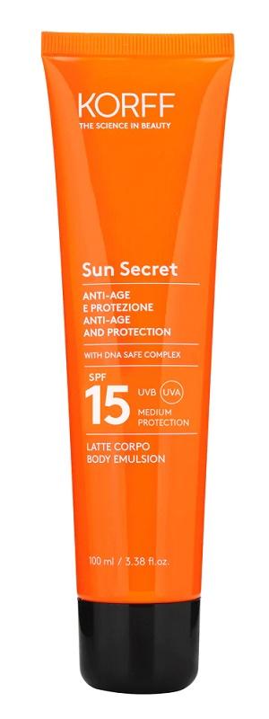 Korff Korff SUN Latte SPF 15 100 ml