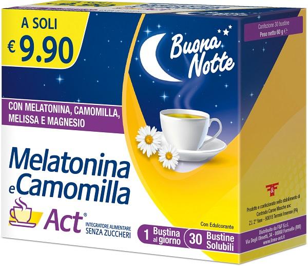 ND Melatonina Act +camomil 30 bustine
