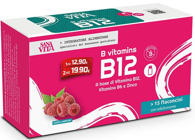 ND Sanavita B Vitamins B12 15 flacone