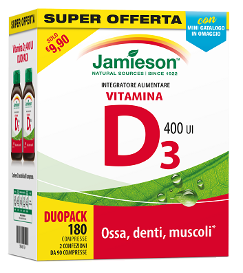 ND Jamieson Vit D 400 90 compresse Duo