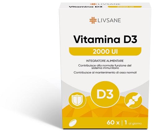 ND Livsane Vitamina D3 2000 60 capsule