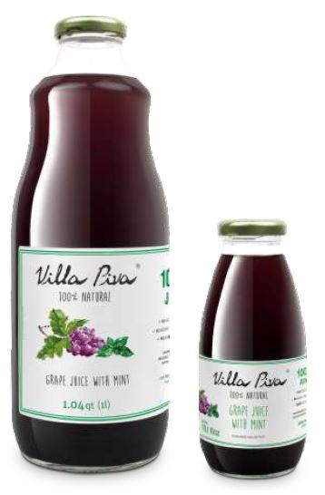 ND Villa Piva Succo Uva Menta 1 l