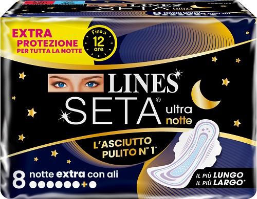 Lines Lines Seta Ultra Notte 8 Pezzi