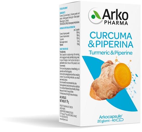 ND Arkocps Curcuma+piperina 40 capsule