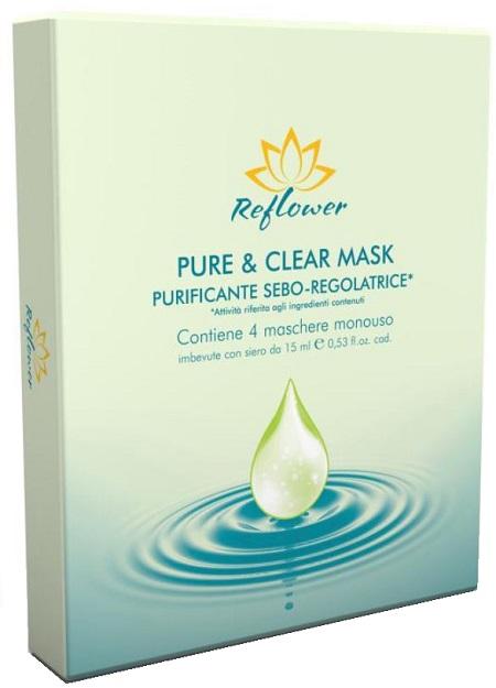 Vita Al Top Reflower Pure&clear Mask 4 Pezzi