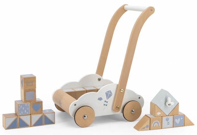 307S LABEL LABEL BABY WALKER BLU