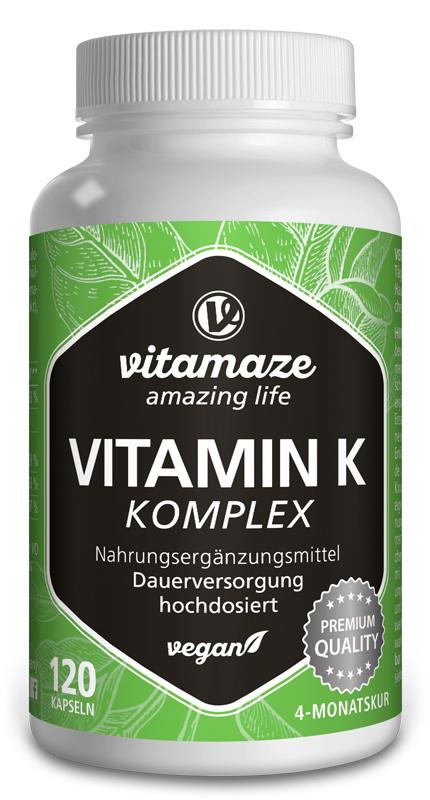 ND Vitamaze Vitamin K COMPL120CPS