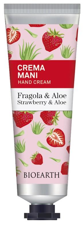 Bioearth Crema Mani FRAGOLA&ALOE 30 ml