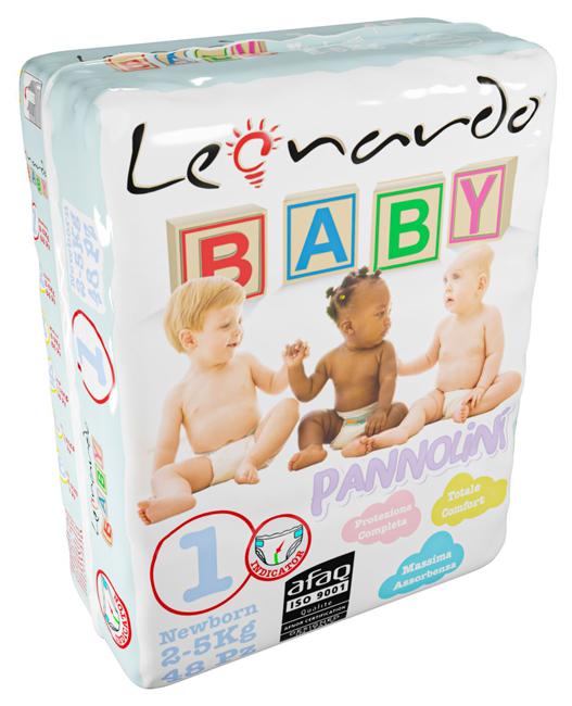 Gruppo Veneziano Leonardo Baby Pannolini 1 48 Pezzi