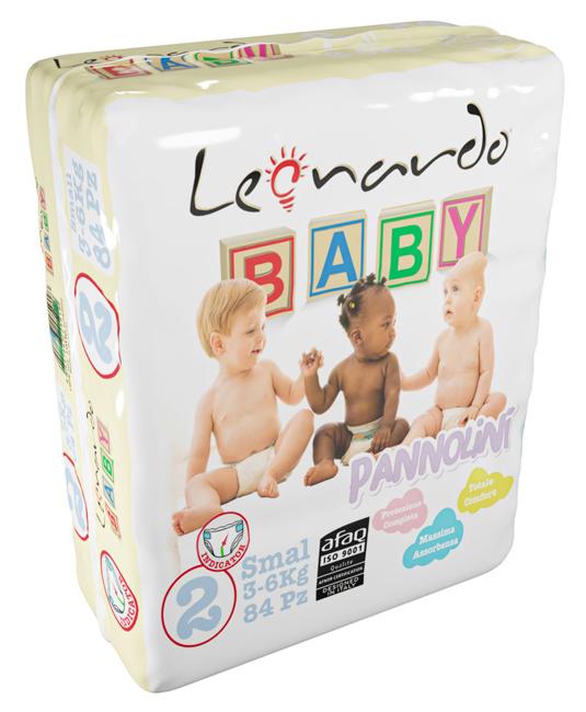Gruppo Veneziano Leonardo Baby Pannolini 2 84 Pezzi