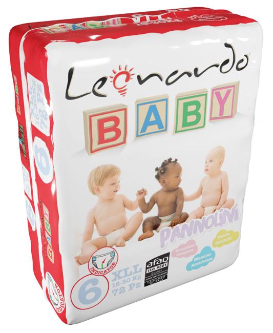Gruppo Veneziano Leonardo Baby Pannolini 6 72 Pezzi