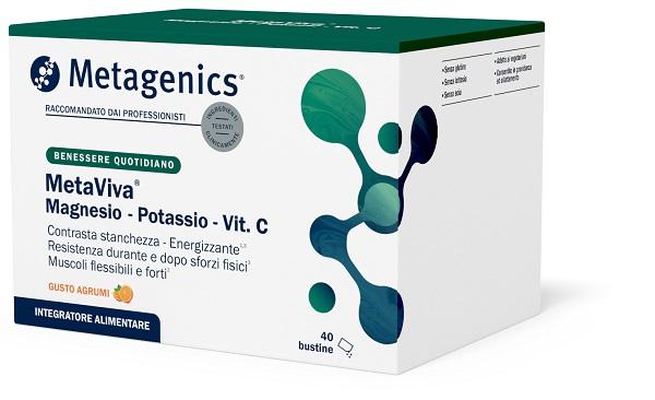 ND Metaviva mg K Vit C 40 bustine