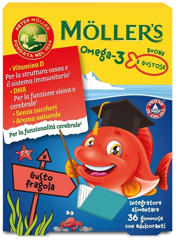 ND Moller's Omega 3 Jelly 36GOMM