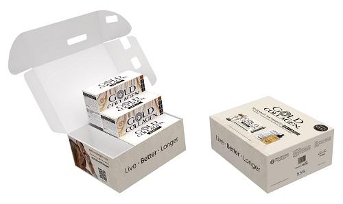 458B GOLD COLLAGEN BOX HAIRLIFT