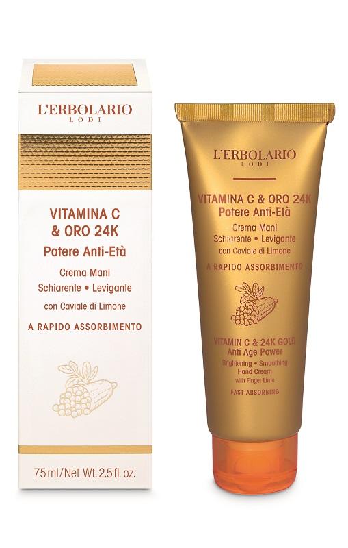 L'Erbolario Sb Vitamina C&oro 24K Crema Mani