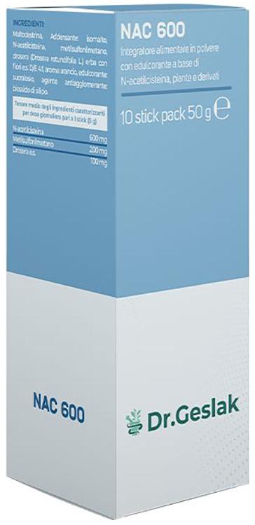 ND Dr Geslak Nac 600 10STICK Pack