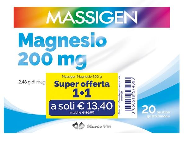 ND Massigen Magnesio 20 bustine 1+1
