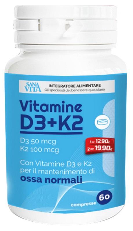 ND Sanavita Vitamina D3+K2 60 compresse
